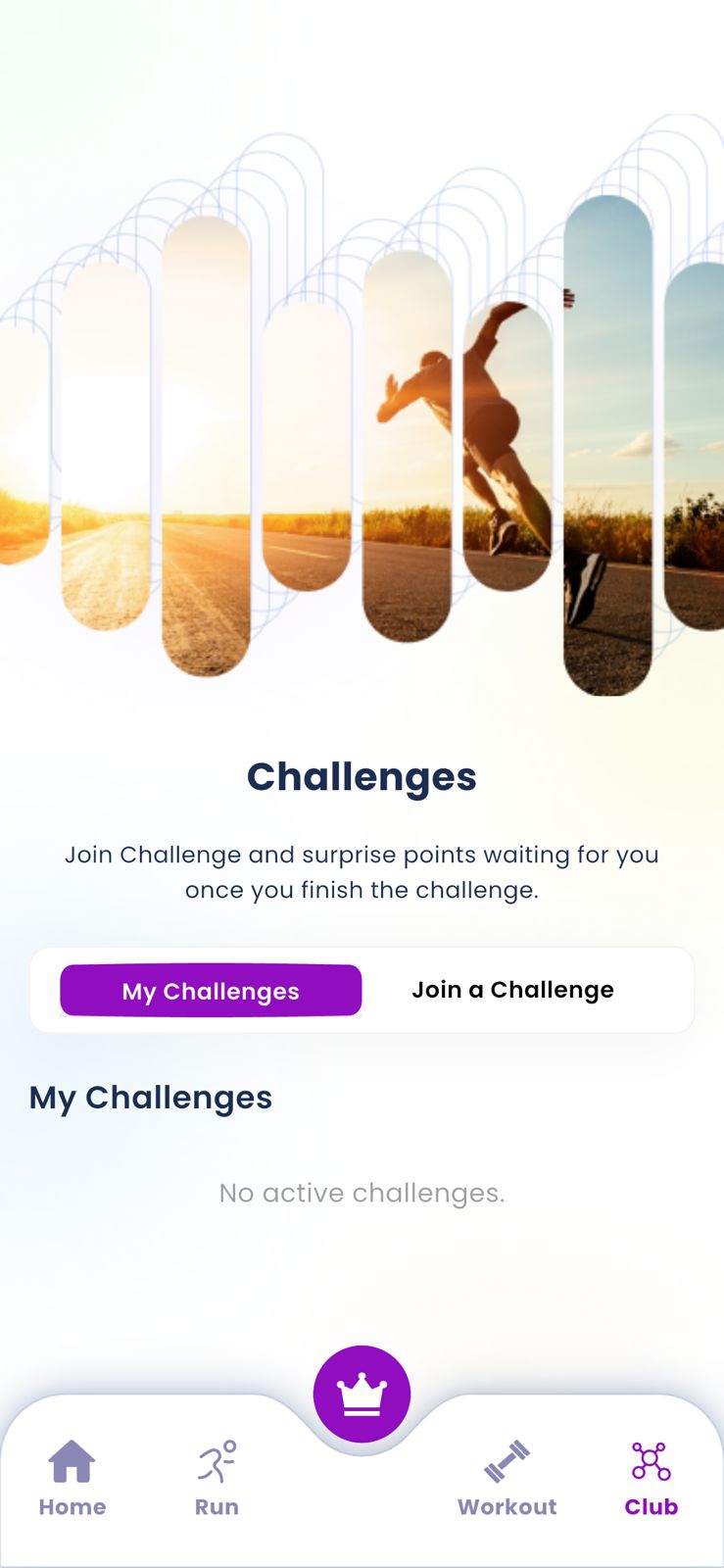 Tryd challenges screenshot